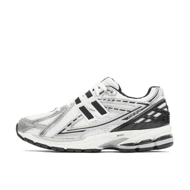 Men’s New Balance 1906R Retro Silver Black Rubber Athletic Sports Shoes - Classic Heritage, Silver Upper, True To Size, Solid, Comfortable Daily Casual Walking Sneakers, New Balances