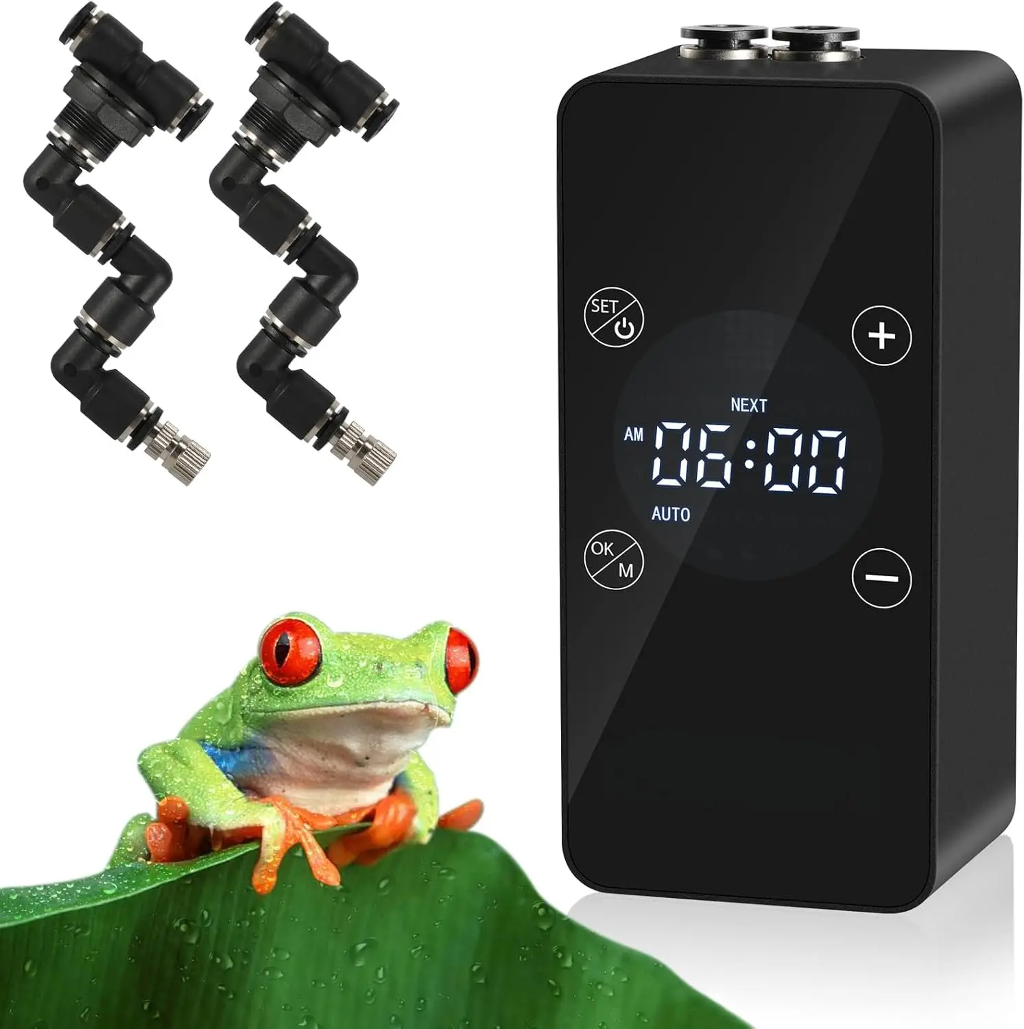 Reptile Mister  Humidifier for Tanks, Amphibians, and Rainforest  with Timer and Manual Spray Functions