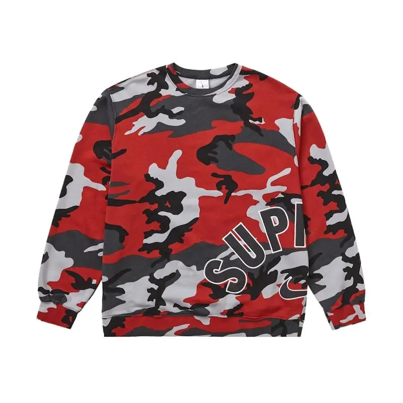 Supreme Men's Nike Arc Crewneck Red Camo, from StockX
