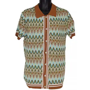 Lanzino Linen Blend Shirt # SP080 Rust