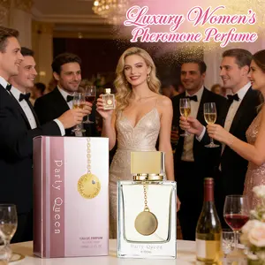 Women's Luxury Pheromone Perfume. Features a long-lasting floral, fruity, and woody blend with pheromones to attract his full attention for a romantic evening. Make him utterly captivated by you, passion every night. The perfect holiday gift for her.