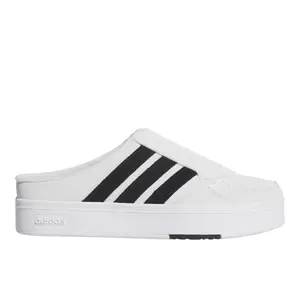 adidas Womens Hoops 4.0 Mule Sneakers Shoes Casual - White