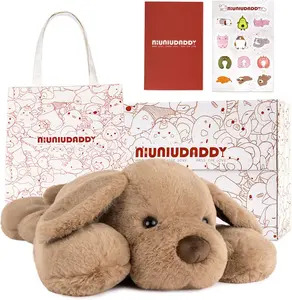NiuniuDaddy Weighted Stuffed Animals 3.3lb Weighted Plush Dog Toys weighted  stuffed childhood  stuffed dog toy