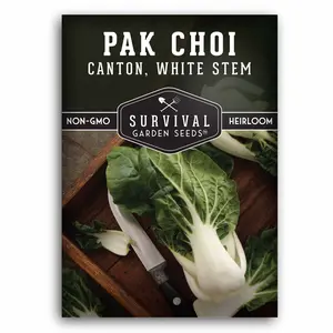 Canton White Stem Pak Choi or Bok Choy Seed