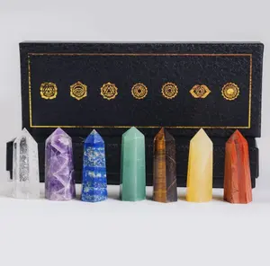 Natural Crystal Point Gift Box