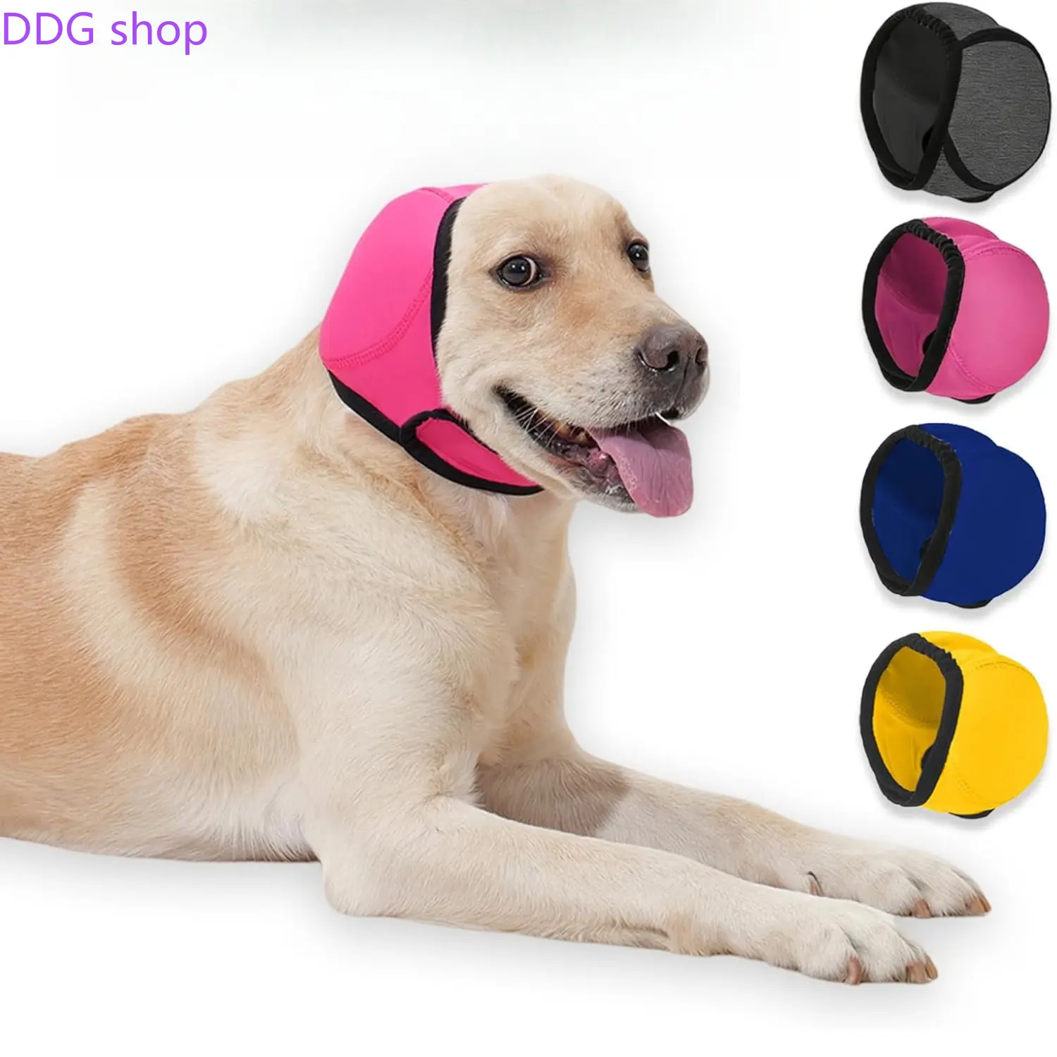 Warm Winter A Pup Hood - Soft Protective Windproof Anti-Debris Calming Headgear for Dogs & Cats, Outdoor Pet Care Accessory for Comfort, Relaxing Head Wrap, Bath, Swimming