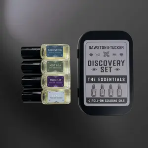 Cologne Oil Discovery Samples Set - 4 Roll-on Scents to Try Cologne Oil Discovery Samples Set - 4 Roll-on Scents to Try