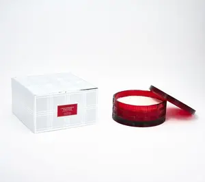 QVC HomeWorx by Slatkin + Co. 50oz Luxe Candle - Cranberry Wreath Home Decor Candle