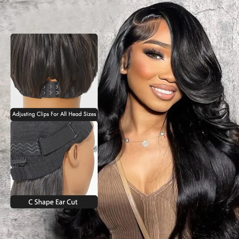 Luvme All Day Comfort Wig Glueless 7x6 Closure Pre Plucked Pre Bleached Pre Cut HD Lace Loose Body Wave Long Wig  Ready To Go