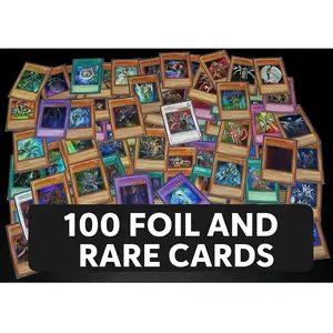 100 Yu-Gi-Oh RARE/HOLO CARDS COLLECTION! FOILS AND RARES ONLY!