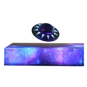 MAGECMOON Magnetic Levitation UFO Light Touch Control Decoration Display Toy Gift Desk Bedroom Office Rotating Luminous RGB Galaxy Base Children Adult Boys Girls Birthday Gift