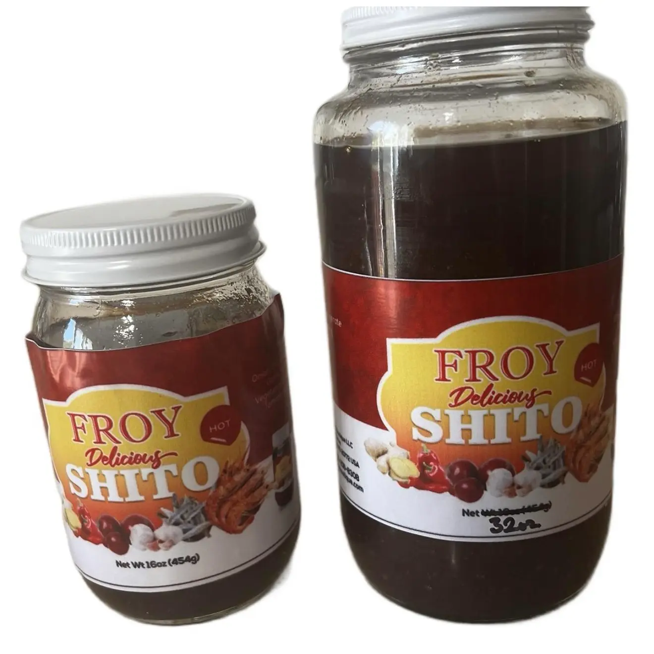 FROY Delicious Shito(Black Sauce with Shrimp) 32 oz