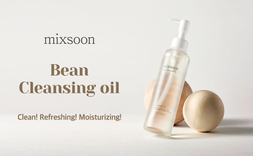 [mixsoon Official Shop] Bean Cleansing Oil Trio (6.59 fl.oz / 195ml x 3) - Daily Deep Makeup Removal for Korean Glass Skin