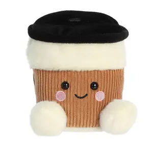 Palm Pals Adorable Essie Coffee Cup 5 inch White Mini Soft Plush Collectable Stuffed Animal