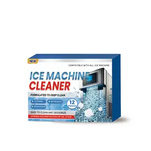 Say Goodbye to Dirty Ice! Effortless Cleaning Tablets for Ice Makers, Removes Slime, Scale & Funky Smells in Minutes
