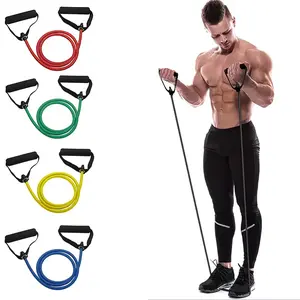 Home Workout Resistance Bands – 3 Levels with Ergonomic Handles, Door Anchor & Carry Bag Included
