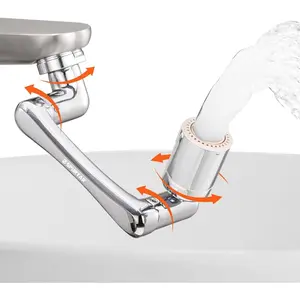 1440? Sink Faucet Aerator Extension Swivel Faucet Extender for , 2 Sprayer Modes Rotatable Bathroom Kitchen  Replacement Tap Attachment with Filter for G 1/2", 55/64",15/16"