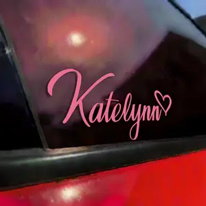 Personalized Cursive Name Label for Laptops Water Bottles Cars Notebooks Sticker