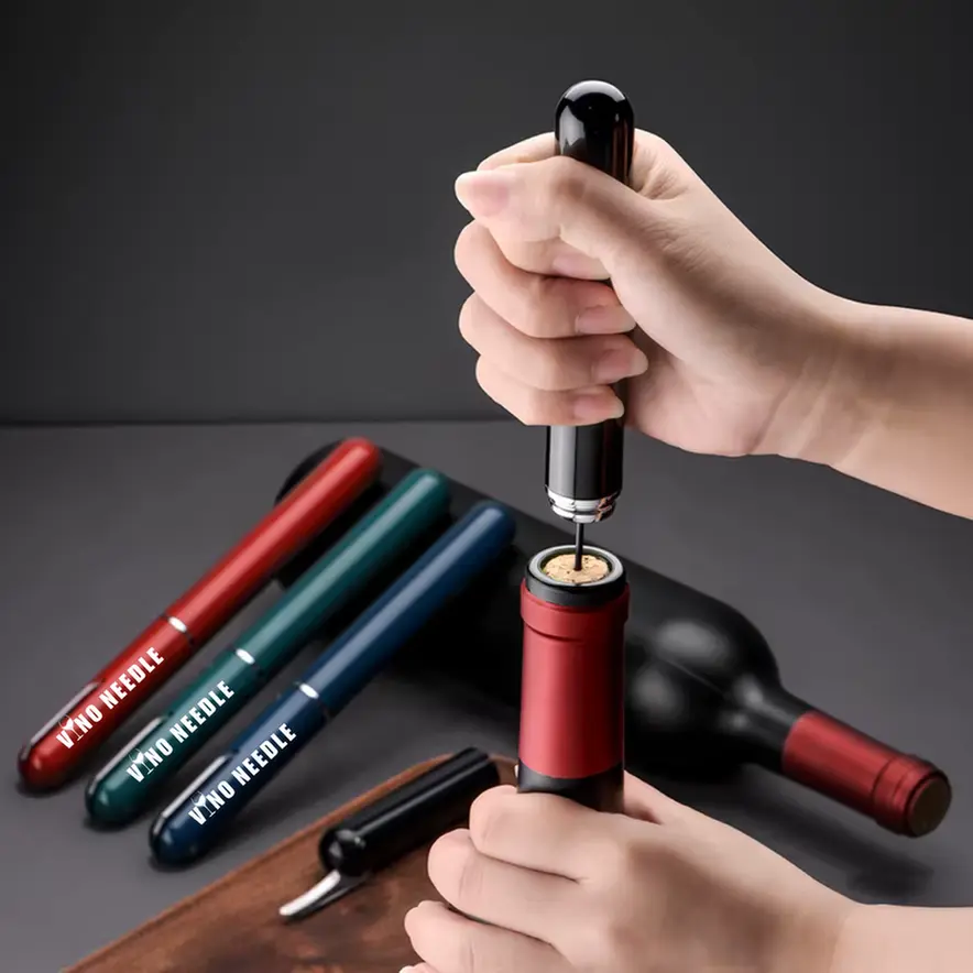 Vino Needle - Air Pressure Wine Opener with Foil Cutter
