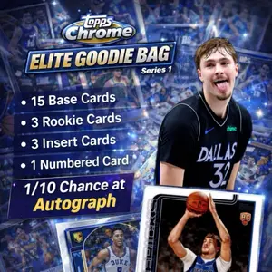 Topps Chrome NBA Elite Goodie Bag– Chase cooper flagg, /25 Cards, On card Auto (Read Discription)