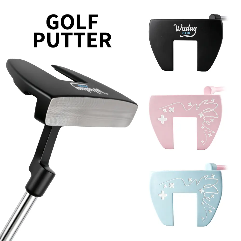 WUDAY Right/Left Hand Golf Putter Zinc Alloy Ball Head Aluminium insert face S.S 431Shaft Non-Slip Premium Grip Golf Gifts