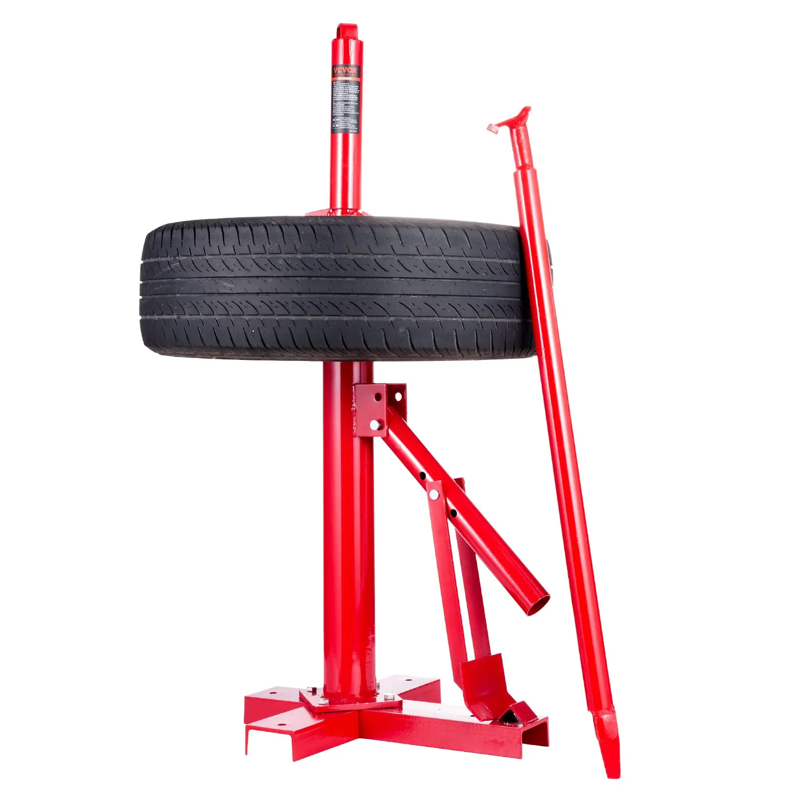【summerfinds】VEVOR Manual Tire Changer, Portable Hand Bead Breaker Mounting Tool for 203 - 406 mm Tires, Compatible with Car Truck Trailer, Tire Mounting Machine for Home Garage Small Auto Shop
