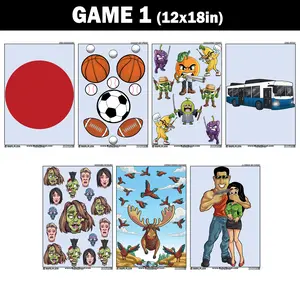 12x18in Target Shooting Range with 7 Unique Designs - USA Made