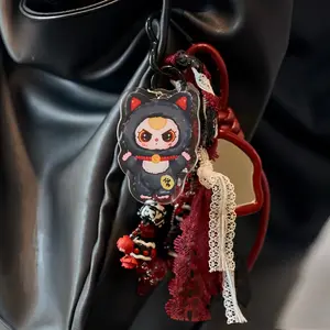 QIQI-Lovely Links Plush Box  Bunny Plush Dolls，Soft Furry Collectibles，Stuffed Animal