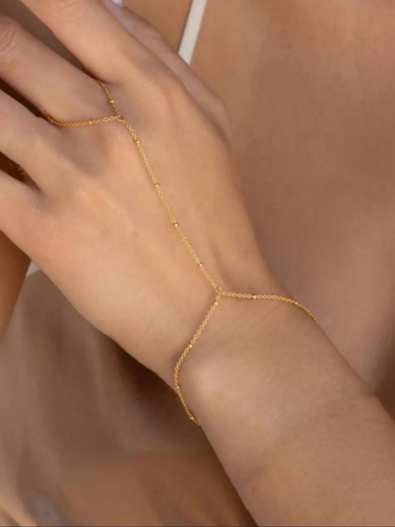 Elegant finger chain bead bracelet for women & girls stackable design cuff bracelet, daily wear jewelry gift, Casual Trendy Jewelry, Exquisite Bracelet, Fashion Bracelets, Stackable Bracelets, Bracelet Style