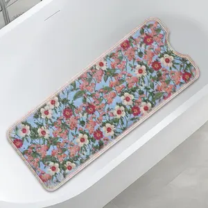 Deluxe Bathtub Mat Non Slip,Machine Washable Bathtub Floor Liner Mats, Suction Cups and Drain Holes to Keep Tubs Clean, Soft  , Bathroom Essentials, 39.4x15.8 Inch