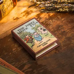 The Three Little Pigs by James Halliwell-Phillipps 1886 Book Wallet