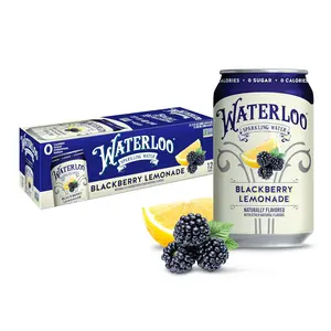 Blackberry Lemonade Naturally Flavored, 12 Fl Oz Cans (Pack of 12) – Zero Calories and Zero Sugar or Sweeteners