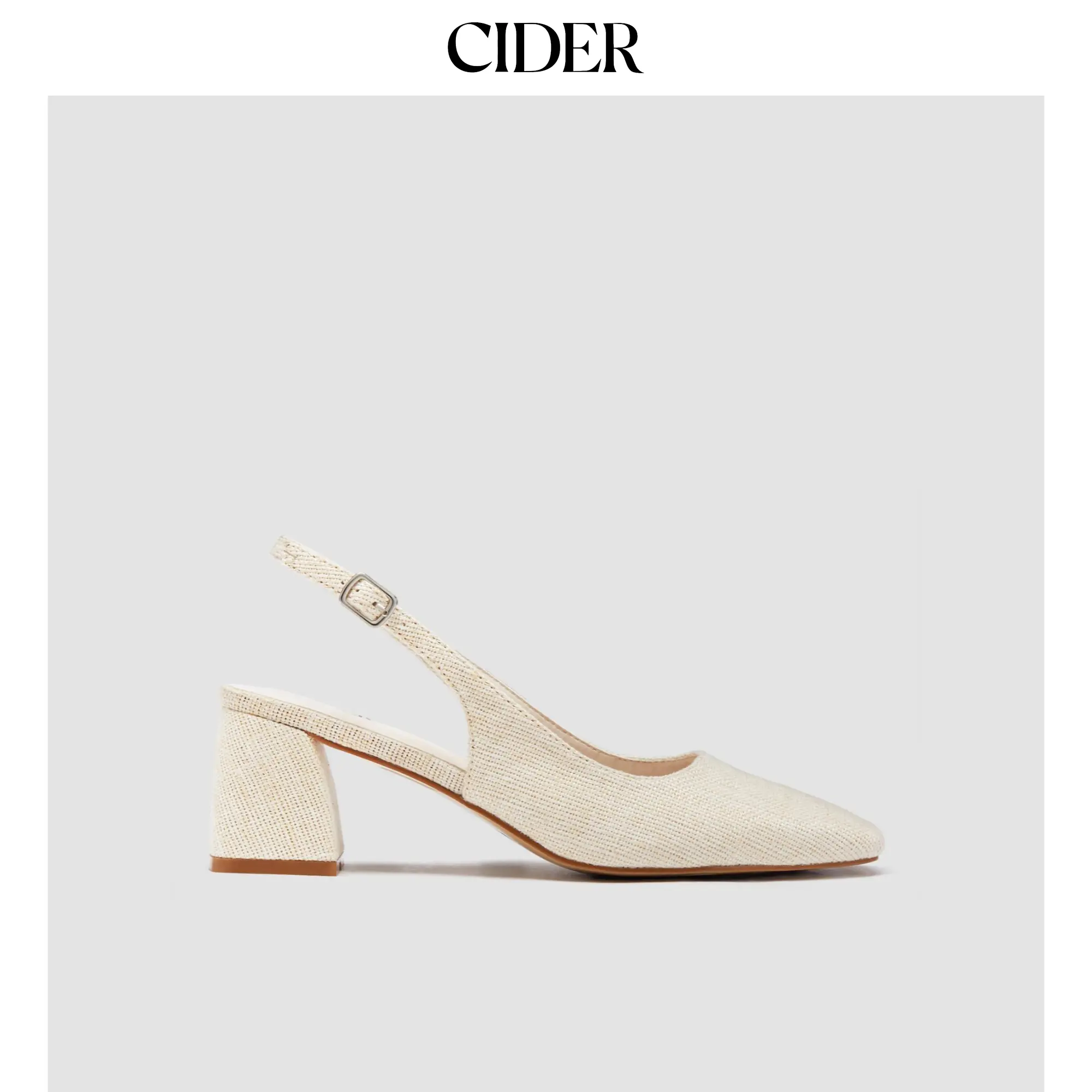 Cider CANVAS SLINGBACKS