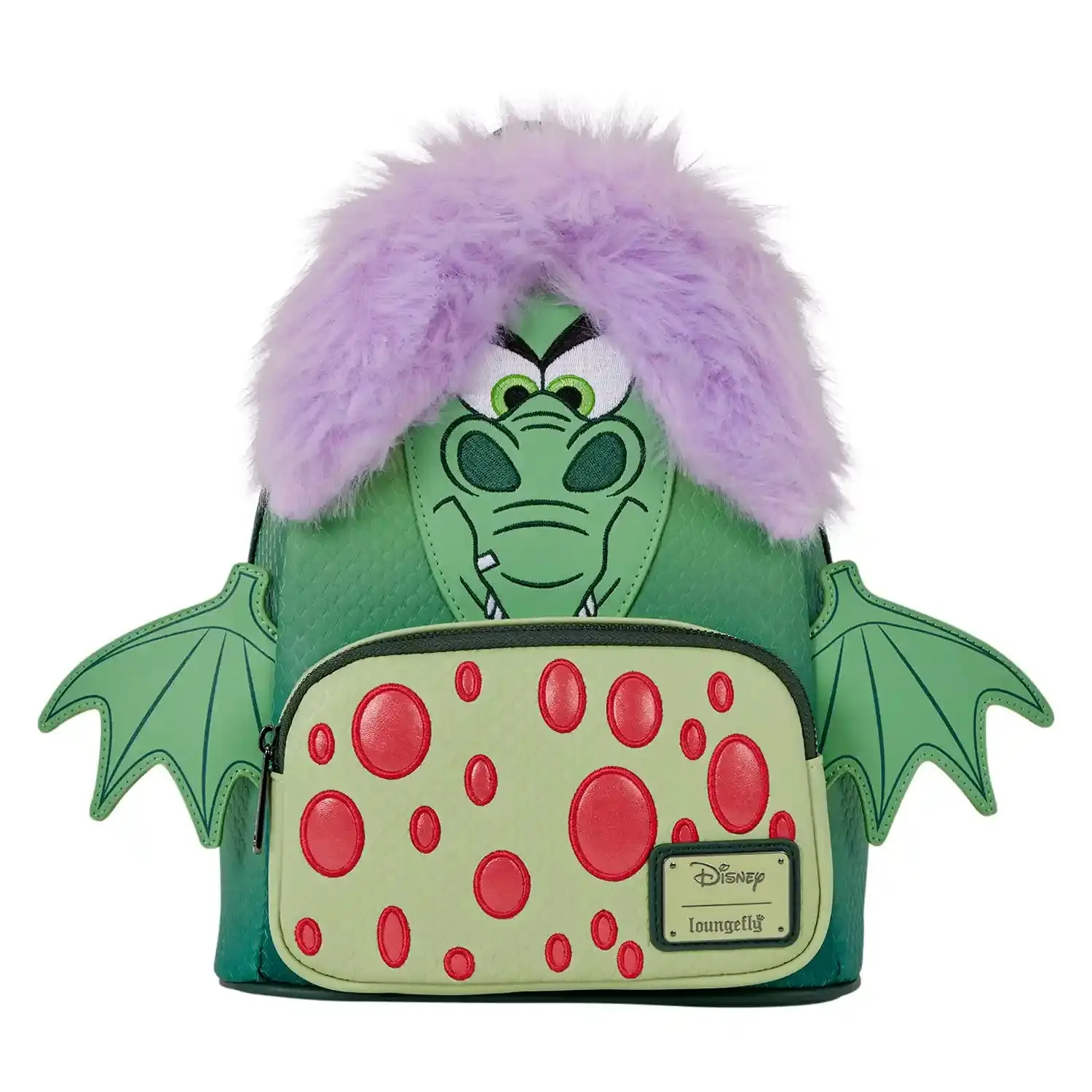 Loungefly Disney The Sword in the Stone Madam Mim Dragon Sequin Cosplay Mini Backpack