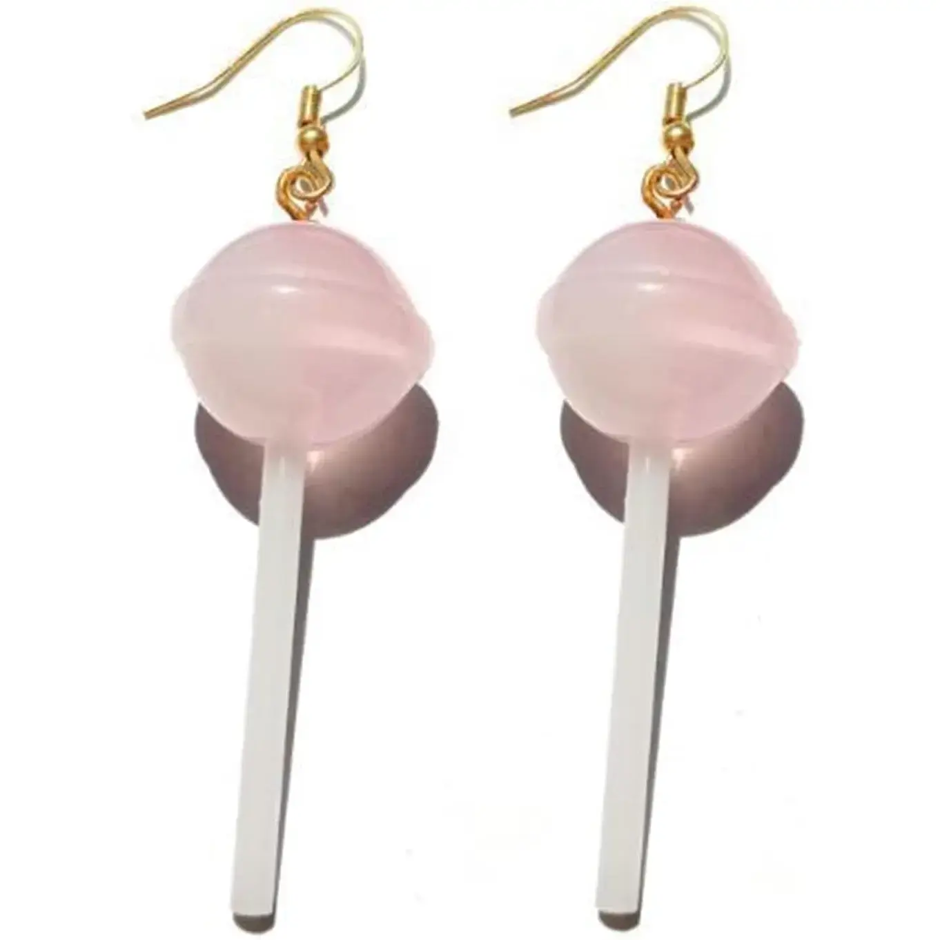 Cute Lollipop Dangle Earrings Handmade Colorful Resin Lollipop Drop Earrings for Women Girls Jewelry