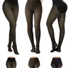 Tournesol Fleece Lined Tights The Original One Seam Tights Upgraded Waistband Butt Lifting Womenswear Size XS - 4XL Thermal Winter Basic Tights Leggings Thick Semi-Transparent Casual Underwear Pantyhose Closed Foot Available in Every Skin Tone 001