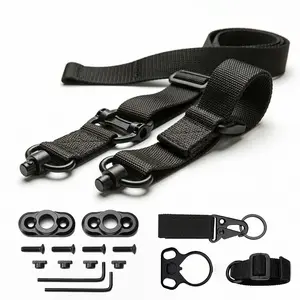 2-Point Adjustable Tactical Sling - Quick-Adjust Strap with Fast-Access Thumb Loop, Heavy-Duty Swivels & Reinforced Hardware for Outdoor Training & Field Gear