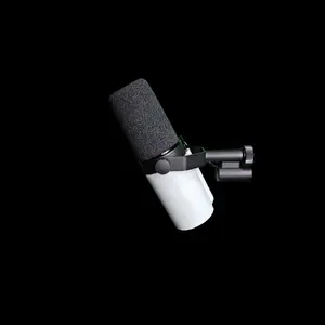 Myc Cover White Bold Series Microphone Cover for Shure SM7B