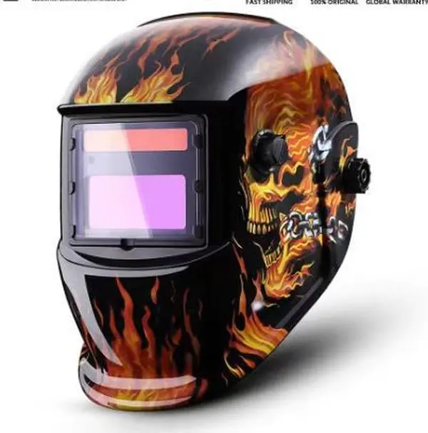 1 piece of professional automatic color-changing welding helmet - true color display, adjustable color temperature 4/9 - 13, suitable for TIG/MIG/arc welding, welder's splash-proof mask welding helmet.
