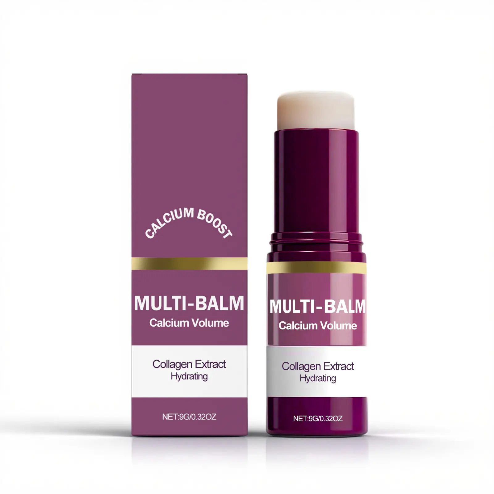 Calcium Multifunctional Eye Cream Care Stick, Collagen Rich Multifunctional Cream, Suitable for Rejuvenating, Improving Fine Lines, Tightening Care and Anti-Aging Care, Korean Skin Care Products for Lower Eyelids, Neck, Forehead, Smile Lines and Lip Care