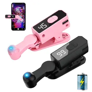 Portable Auto Clicker for iPhone iPad Android Built-in Battery with Strong Battery Life Hands-Free Silent Operation Handy, Auto Tapper for Tiktok Live，Gaming,Likes & Reward Tasks (Black)