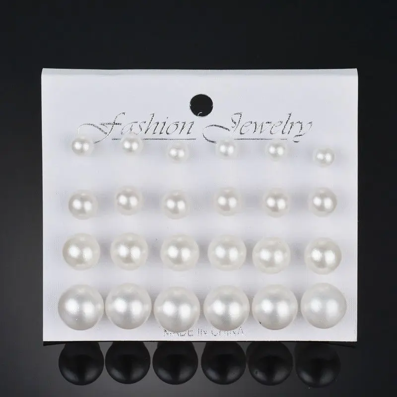 Women's Cute Faux Pearl Decor Stud Earrings, Elegant Minimalist Stud Earrings for Women & Girls, Trendy All-match & Exquisite Jewelry for Birthday Gift, Fashionable Earrings