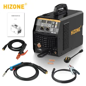 HIZONE,MIG-200F,110V/220V,200A,Gas MIG/Gasless Flux Core/Stick/Lift TIG