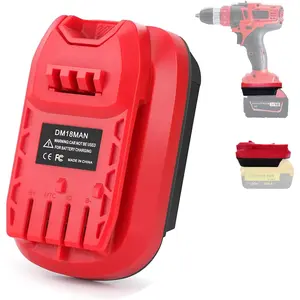 This adapter is specifically designed to connect DeWalt MAX XR lithium batteries and Milwaukee M18 18V lithium battery packs to Craftsman V20 power tools.It means you can use Craftsman V20 tools with these batteries, no need to buy V20 batteries., Abs Pla
