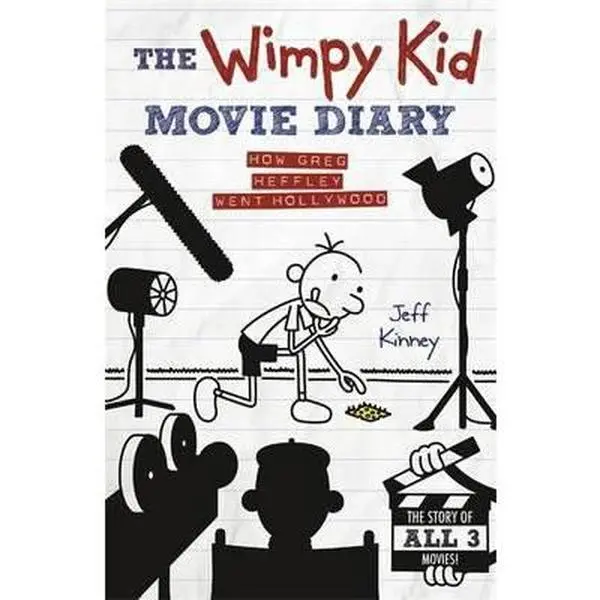 USED Book - Wimpy Kid Movie Diary by Jeff Kinney (Hardcover) - english