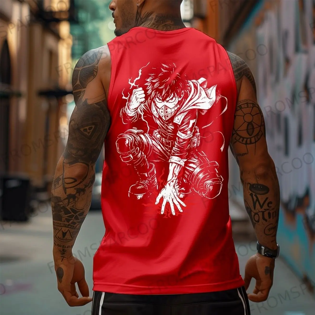 Deku (Izuku Midoriya)  My Hero AcademiaAnime Print Gym Tank Top