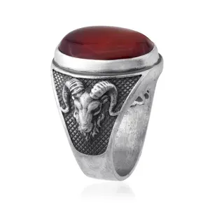 Aries Carnelian Gemstone Ring