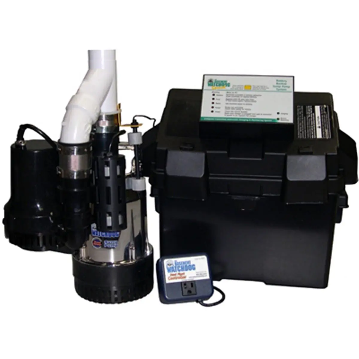 212 MAIN Glentronics BW4000 BWSP Combo Submersible Sump Pump System - Dual Pumps, Pre-Assembled, Easy Install, Redundant Floats for Sports & Outdoor Leisure, Cycling Equipment