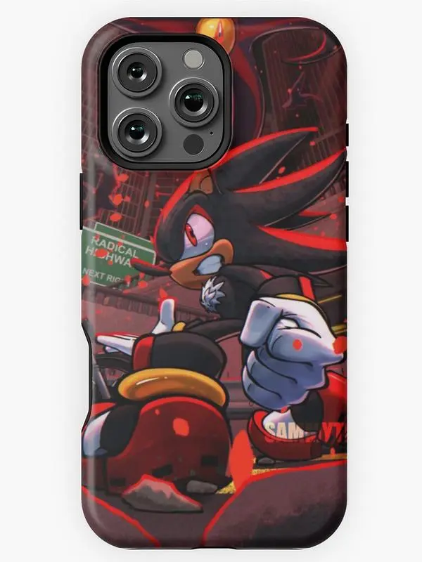 Shadow The Hedgehog for Iphone 11 12 13 14 15 16 Pro Max Plus Mini