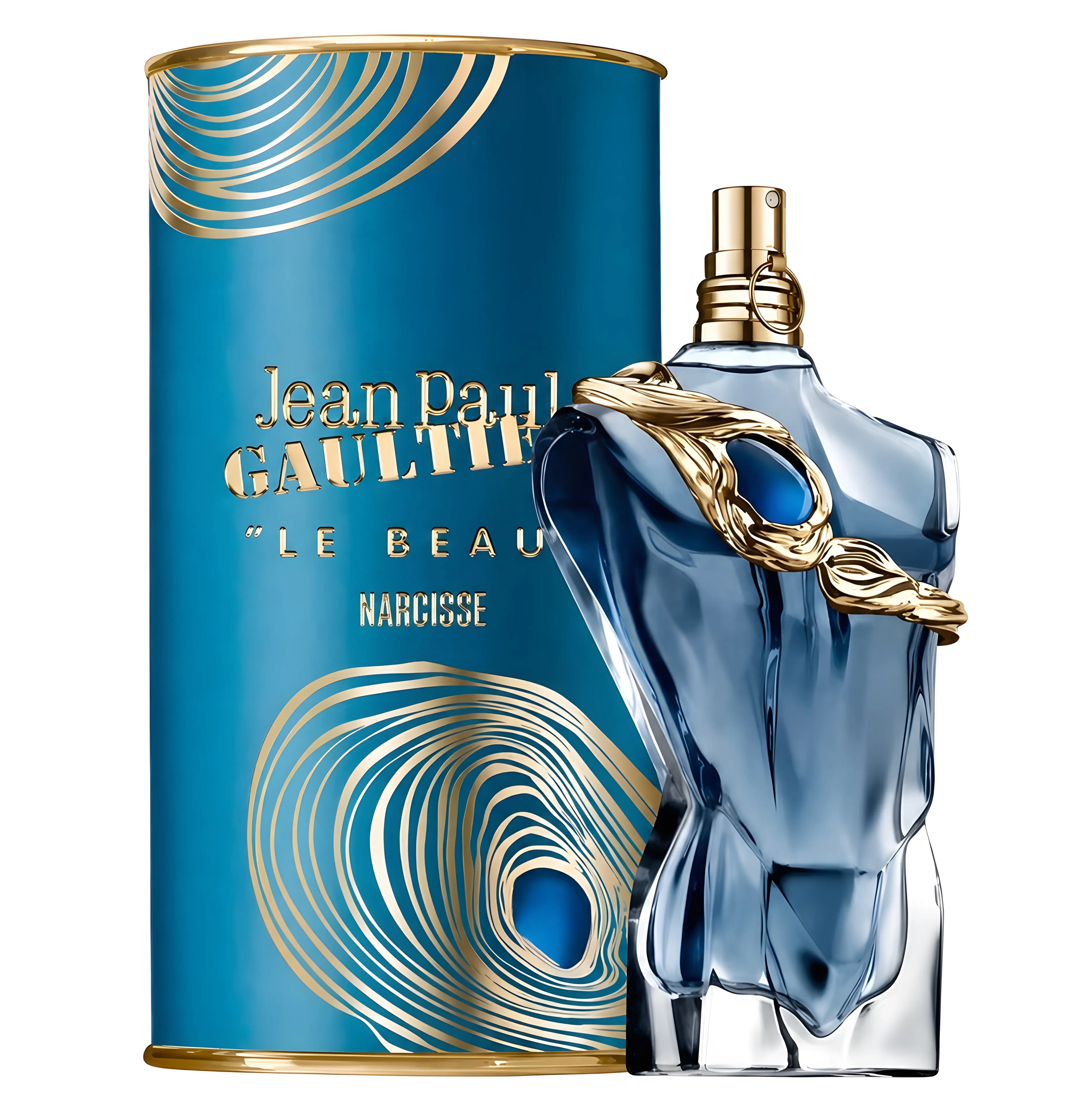 Jean Paul Gaultier Le Beau Narcisse for Men 3.4 Oz, Amber Musky Woody